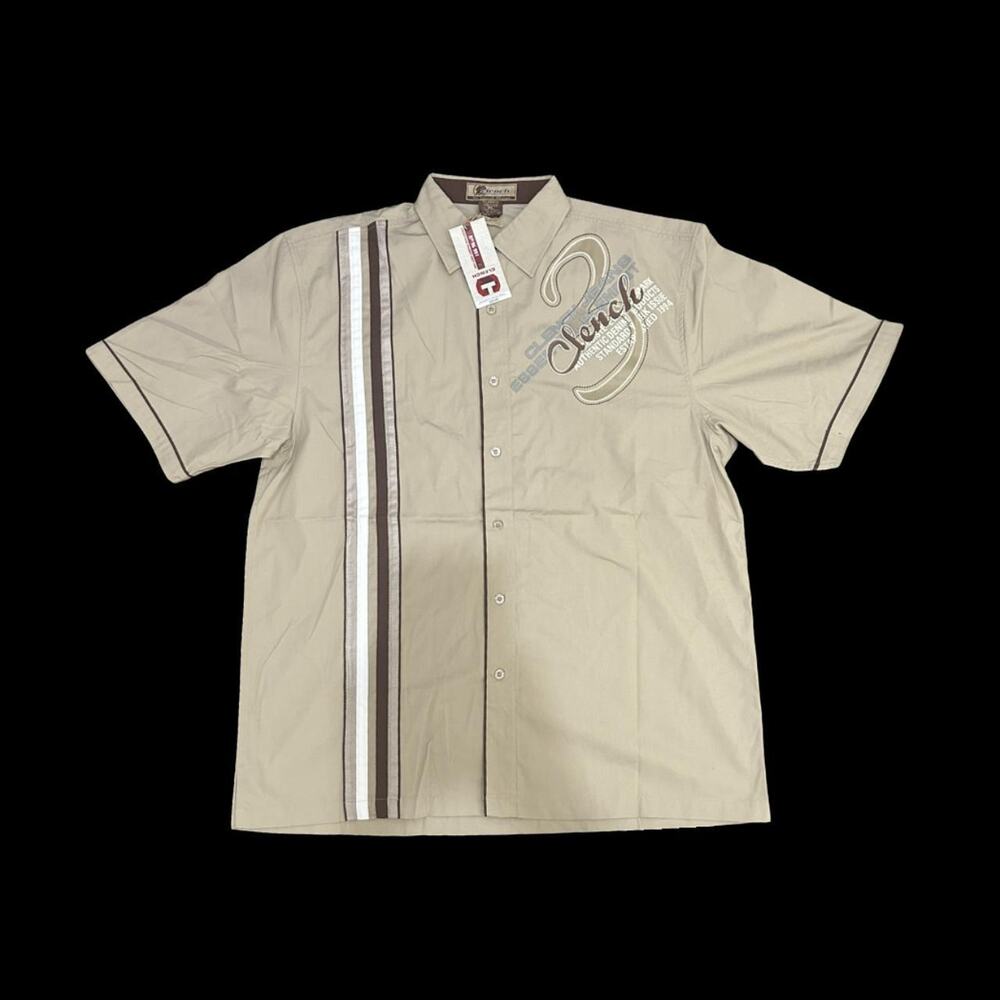 Y2k clench jeans button up